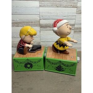 Hallmark 2017 Peanuts Dance Party Charlie Brown & Schroeder  Lot 2 Music Motion